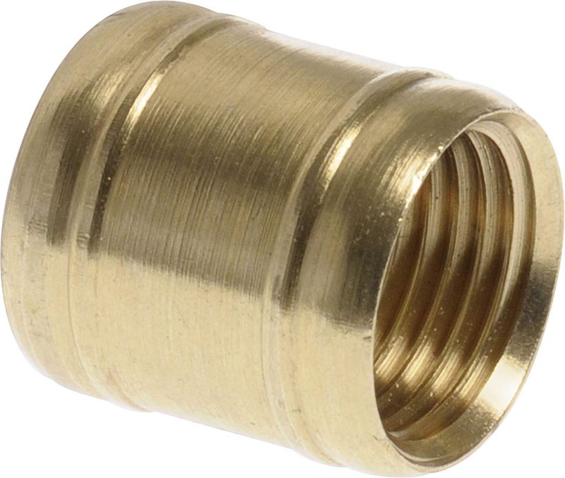 Hillman 54027 Short Coupling 18 by 18 by 12Inch 5PackBrass
