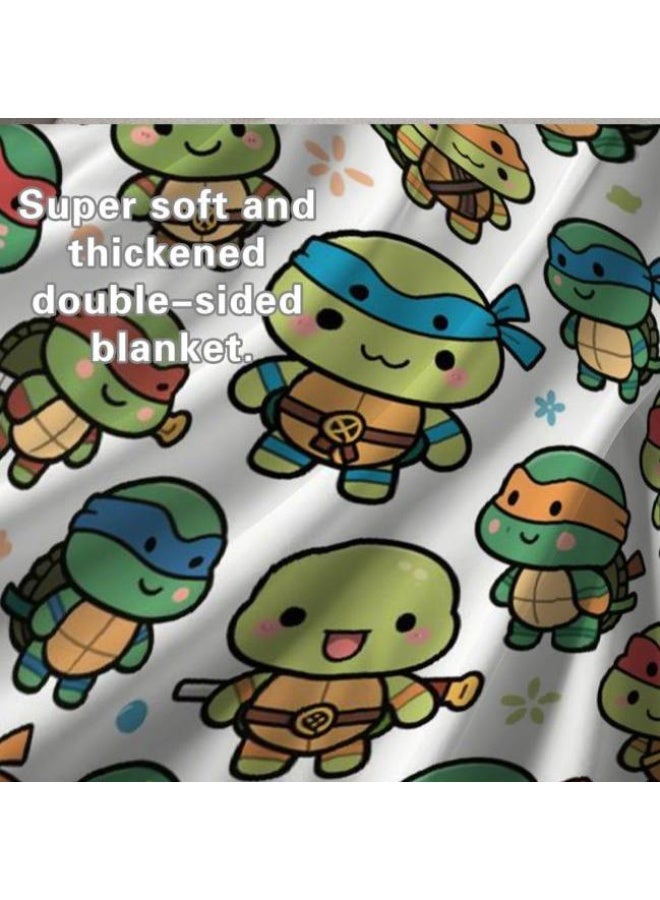 Baby and children's cartoon flannel thin blanket (warm and comfortable, suitable for sleep, game use) 70cm*100cm