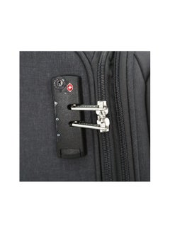 GIORDANO Softside Luggage Trolley Bag 3 Pieces Set,Grey (S-20",M-24",L-28")  - Image 3