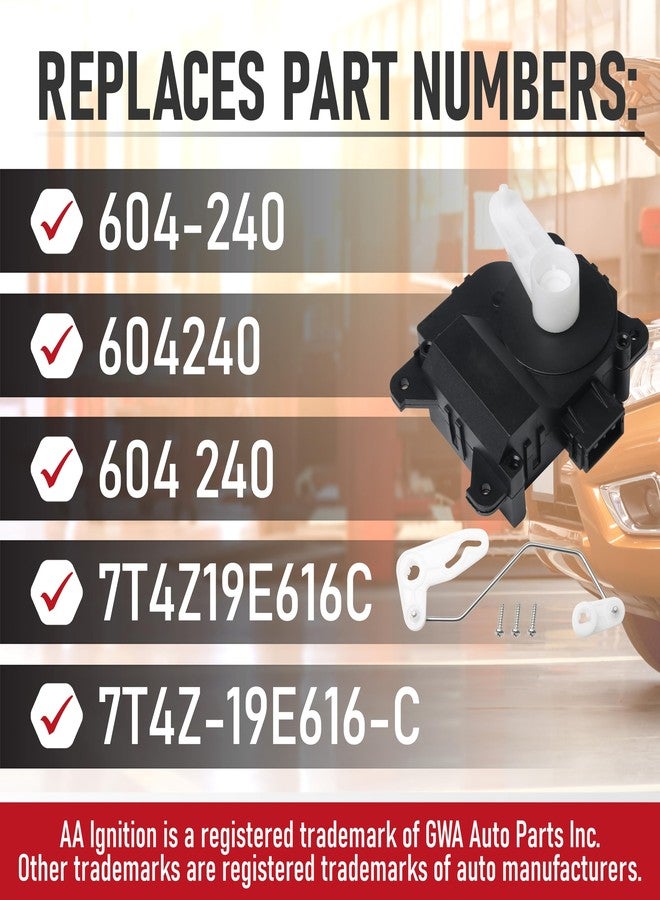 أيه أيه إغنيشن مشغل باب مزج الهواء لنظام التكييف والتهوية، بديل للرقم 604-240 - Image 3