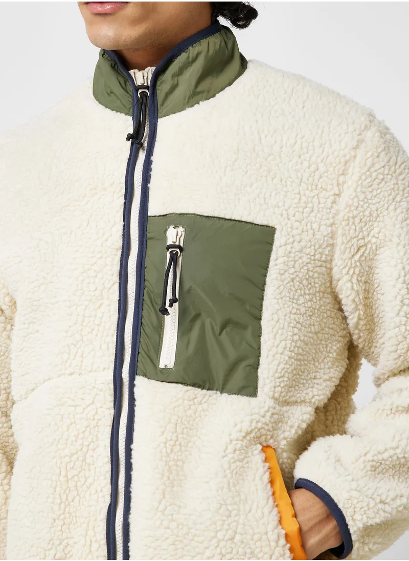 Seventy Five Teddy Fleece Zip Through