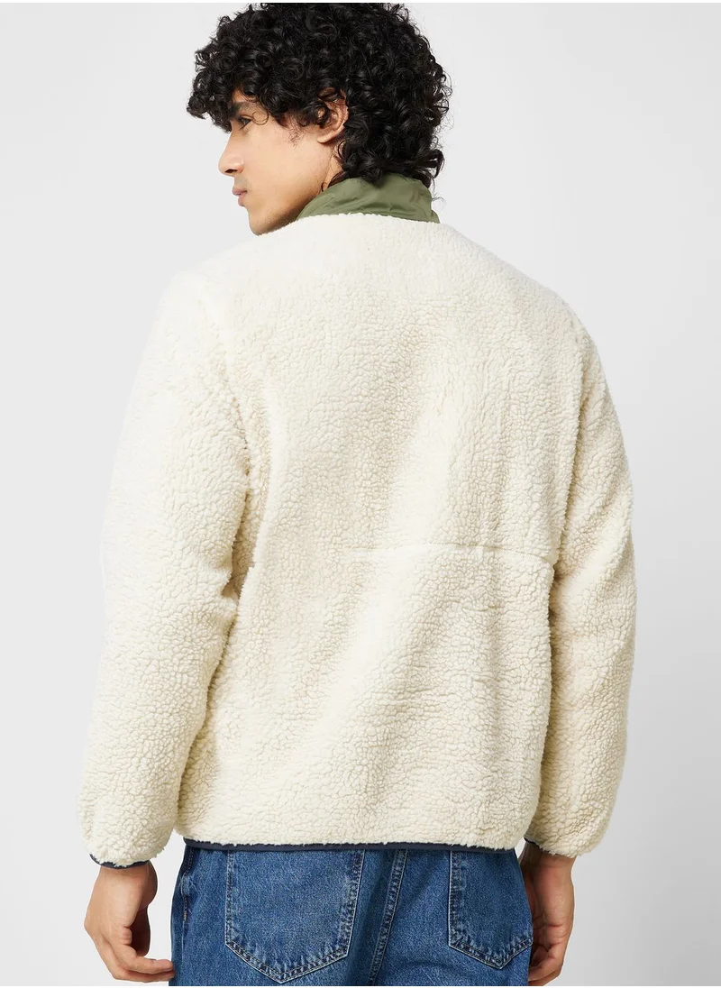 Seventy Five Teddy Fleece Zip Through