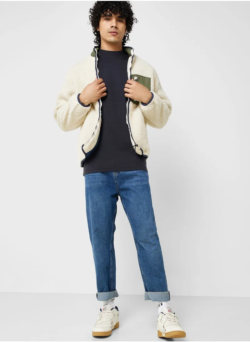 Seventy Five Teddy Fleece Zip Through