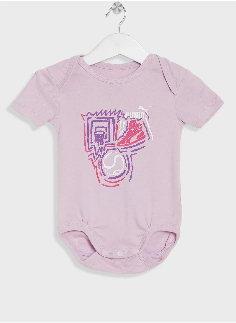 PUMA 2 Pack Infant Minicats Bodysuit
