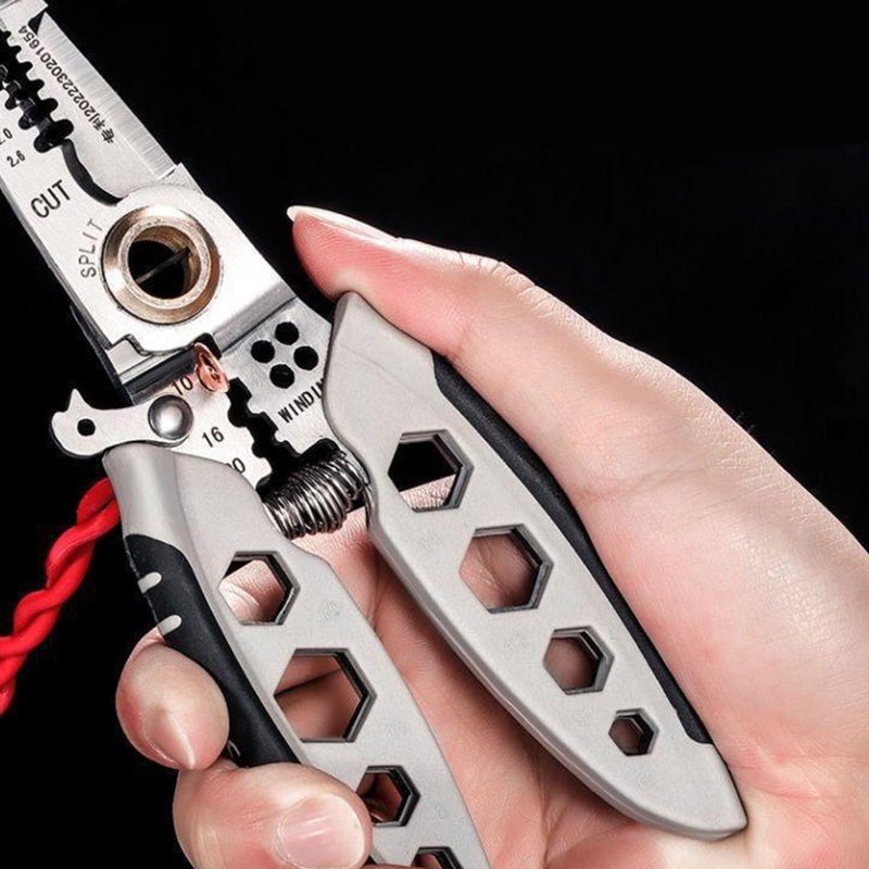 Professional Wire Stripper Tool For Insulation Stripping Precise Cutting And Terminals Crimping - Image 3