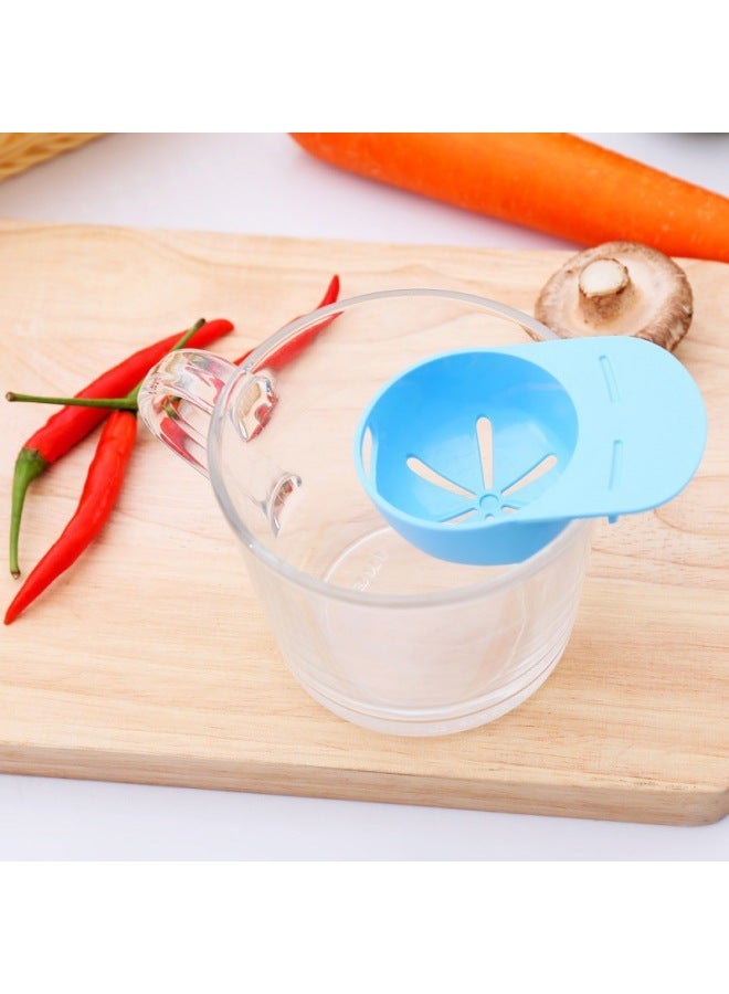 Creative Sun Hat Shape Egg White Separator Egg White Yolk Filter Kitchen Baking Gadgets New-Specifications:Orange-Color:Default - Image 3