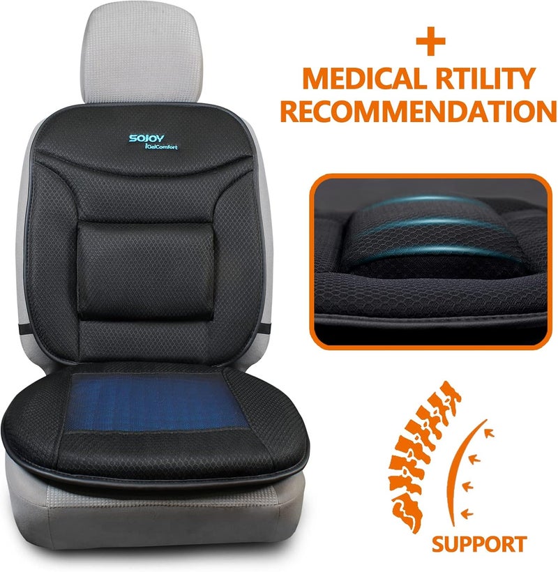 Sojoy Gel Seat Cushion with Lumbar Support - Image 3