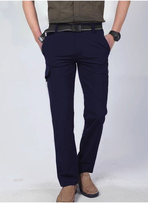 Men's Cargo Pants Casual Pants Loose Fit Ankle-Tied with Elastic Drawstring Suitable for Various Body Types Casual and Trendy