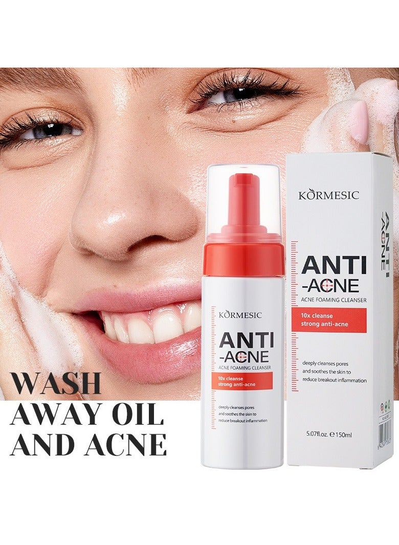 Kormesic Cleansing Mousse - 150ml Gentle Foam Cleanser - Image 4