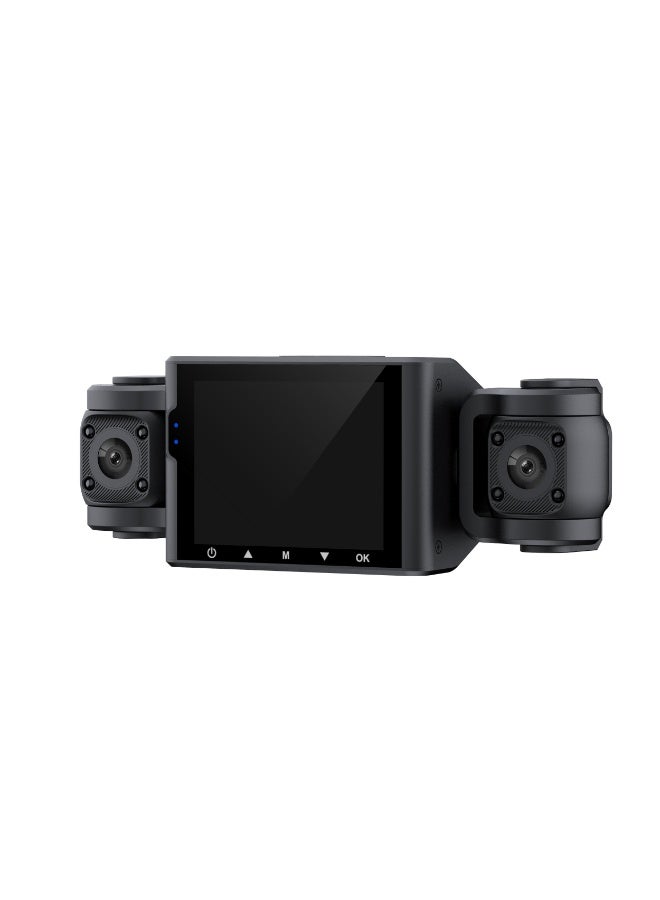 4-Ch Dash Cam with 2K Front + 1K Rear + 1K+1K Interior