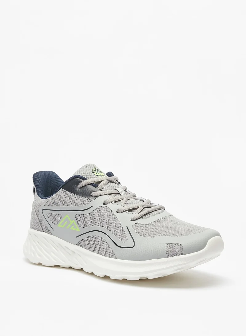 Oaklan by Shoexpress Mens Textured Sports Shoes with Lace Up Closure