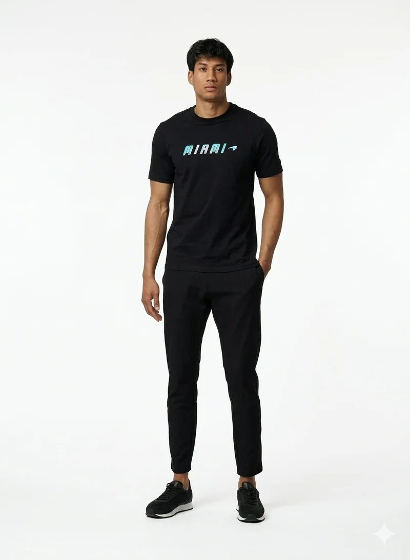 Mclaren black MCLAREN MENS MIAMI PALM GRAPHIC T-SHIRT for Men | Best Price UAE