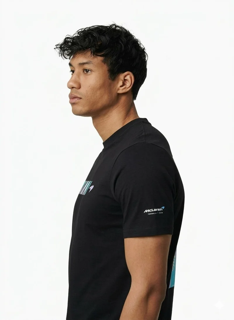 Mclaren black MCLAREN MENS MIAMI PALM GRAPHIC T-SHIRT for Men | Best Price UAE