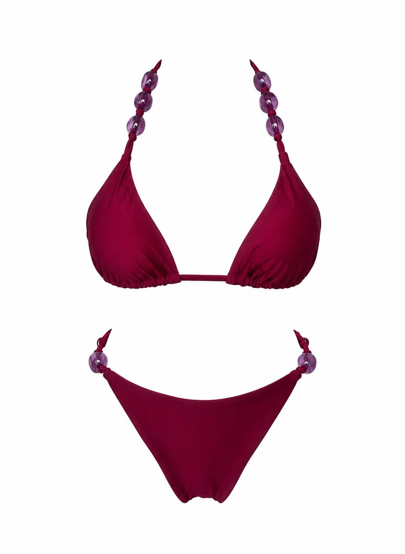 Itty Bitty Kinis The Aura Beaded Bikini Set
