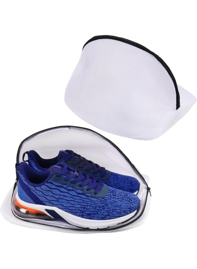 كيس غسيل الأحذية مجموعة من 2 أكياس غسيل الأحذية شبكة قابلة لإعادة الاستخدام مناسبة للأحذية الرياضية - Image 2