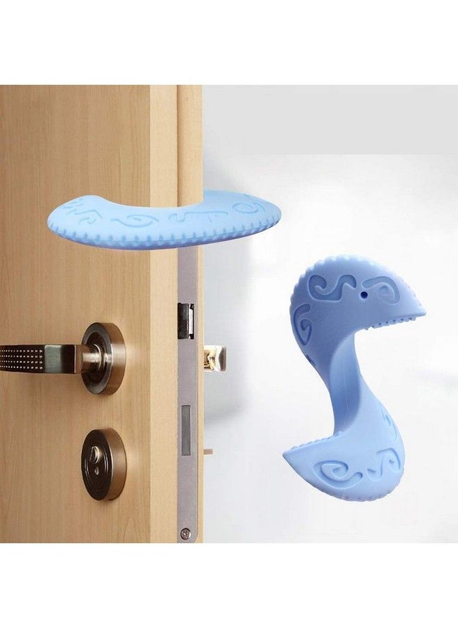 Livyu life - Door Pinch Guard For Kids (2 Pcs ) Durable Silicone Withstand Multiple Impacts Baby Door Stopper Prevents Finger Pinch Injuries Prevent Child Or Pet From Getting Locked In Room (Pink Solid) - Image 1
