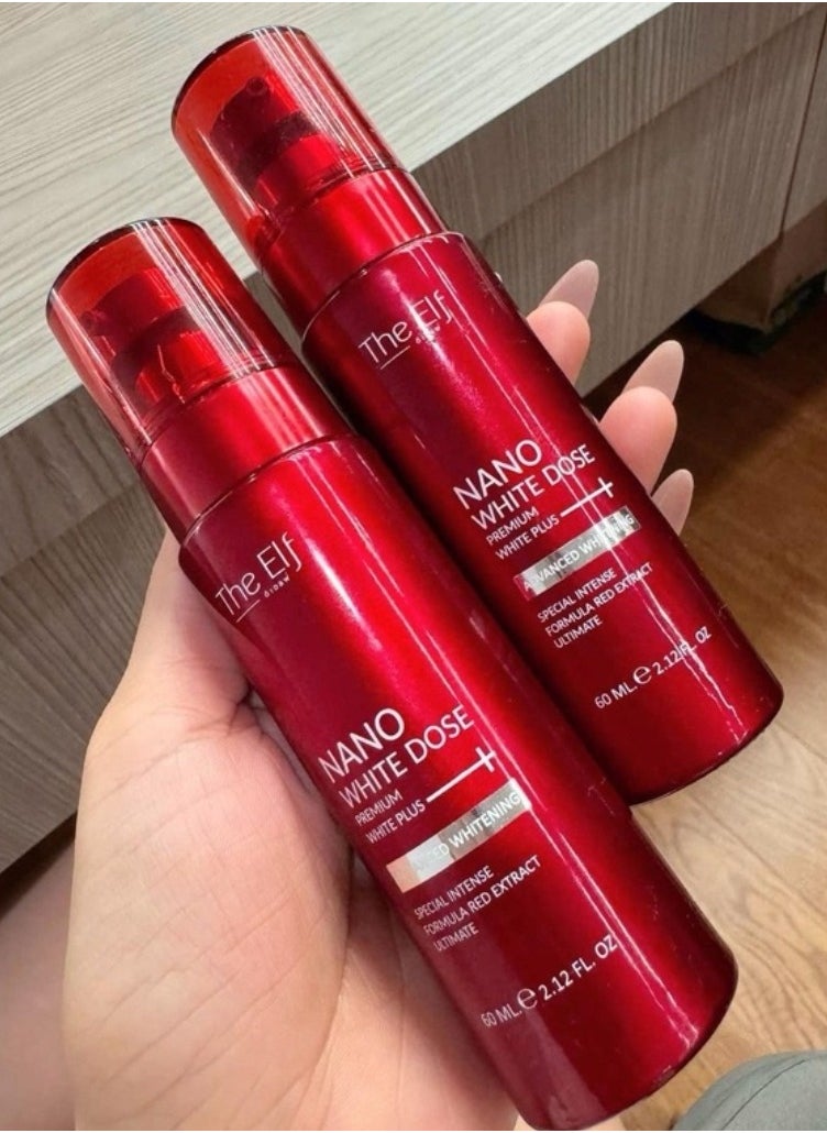 The Elf Nano White Dos White Plus Premium Serum 60 ml*2pcs(120 ml) 
