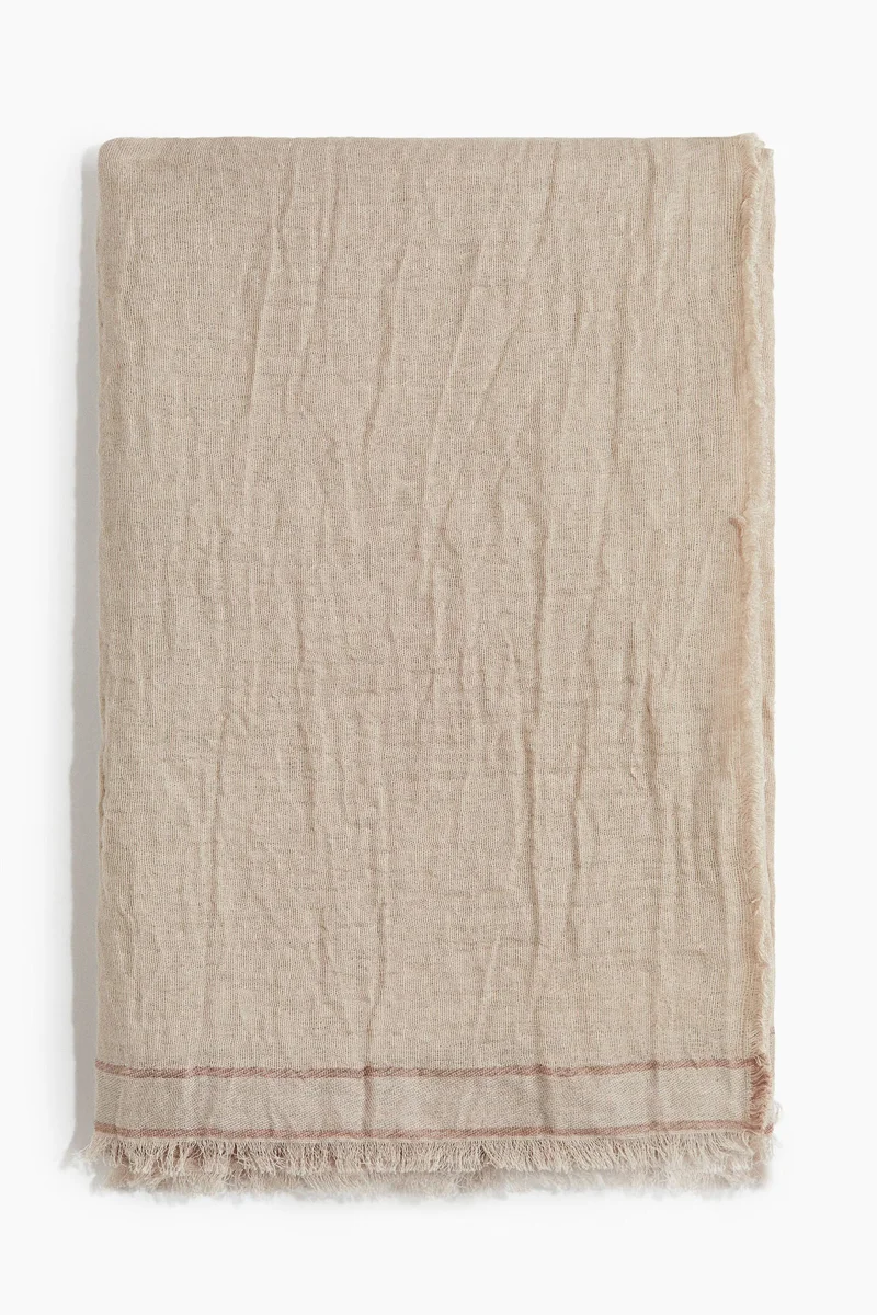 H&M Linen-blend muslin scarf