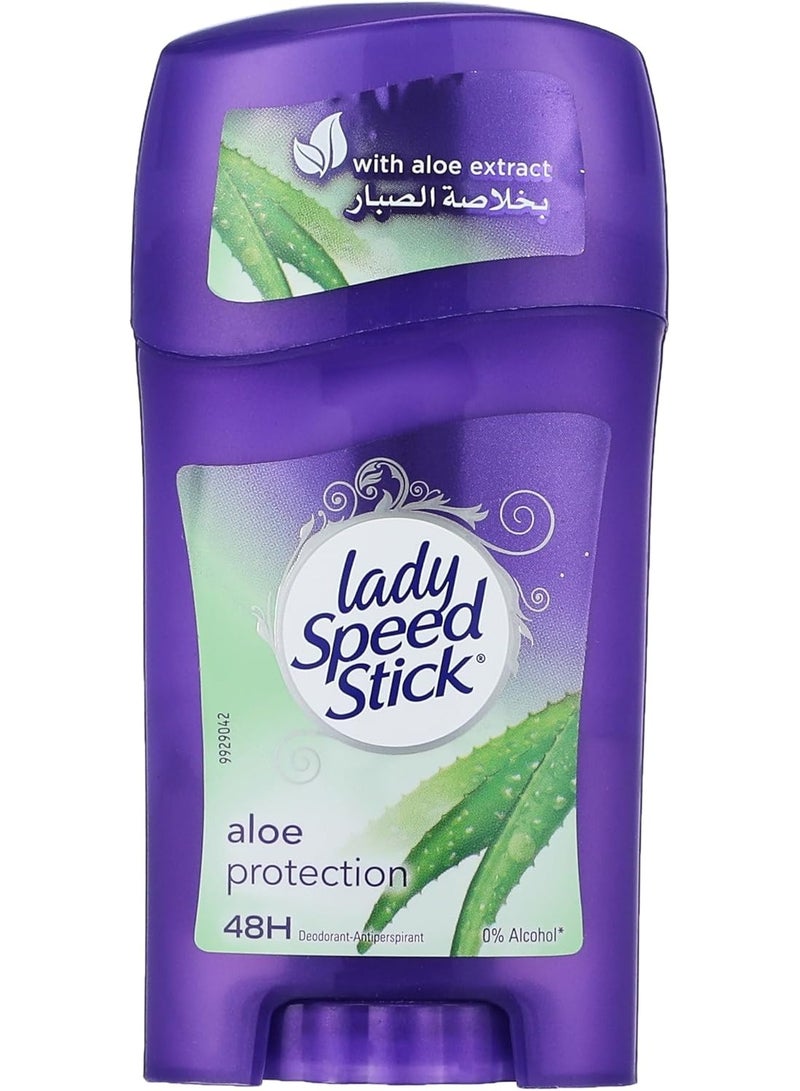 ليدي سبيد ستيك حماية الصبار مع خلاصة الصبار 45 جرام