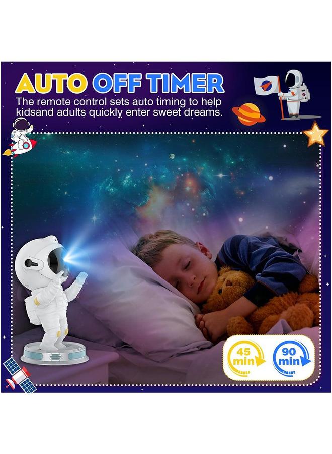 HOMESTAR Astronaut Galaxy Projector Light With Remote Control Timer 360° Adjustable Space For Home Room Decor Decoration Bedroom Decorative Luminaires  - Image 4