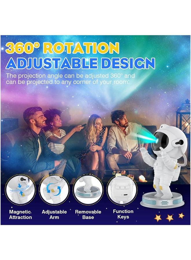HOMESTAR Astronaut Galaxy Projector Light With Remote Control Timer 360° Adjustable Space For Home Room Decor Decoration Bedroom Decorative Luminaires  - Image 2