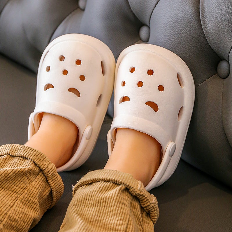 Children's Baotou Slippers Indoor Soft Bottom Non-slip Children's Cave Shoes Summer Cute Children's Beach Shoes Baby Sandals - Image 3