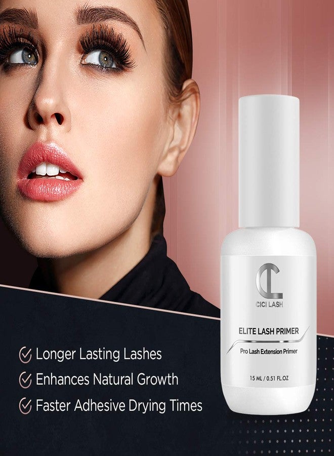 CICI Lash Elite Eyelash Extension Primer/Pre-Treatment (15ml) - Professional Lash Cleanser & Protein Oil Remover For Individual Mink Eyelash Extensions | Increases Retention & Glue Drying Time | Lash Supplies - Image 5
