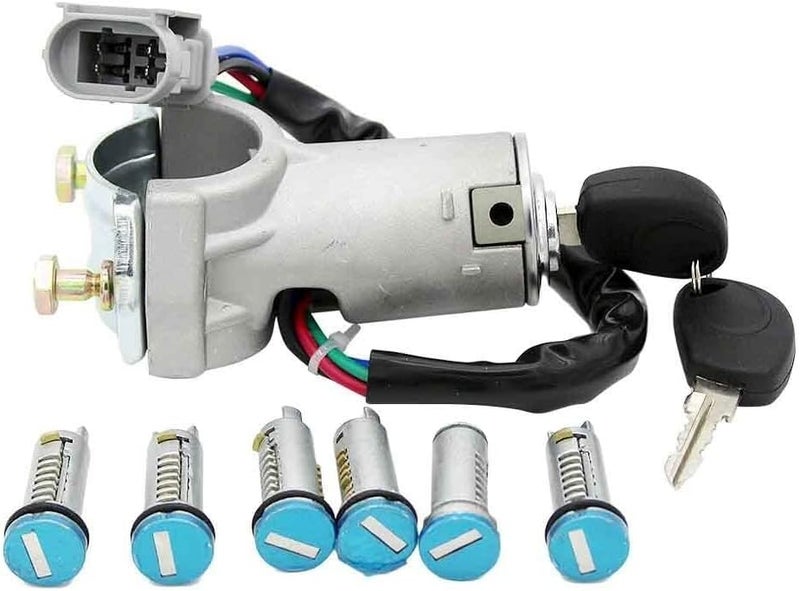 DEMULAX Ignition Barrel and Door Lock Cylinder Set for IVECO - Image 2
