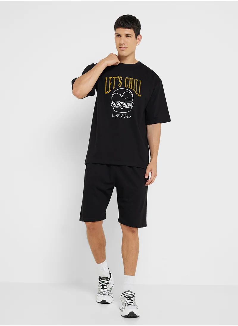 سفنتي فايف T-Shirts And Shorts Co-Ords Sets