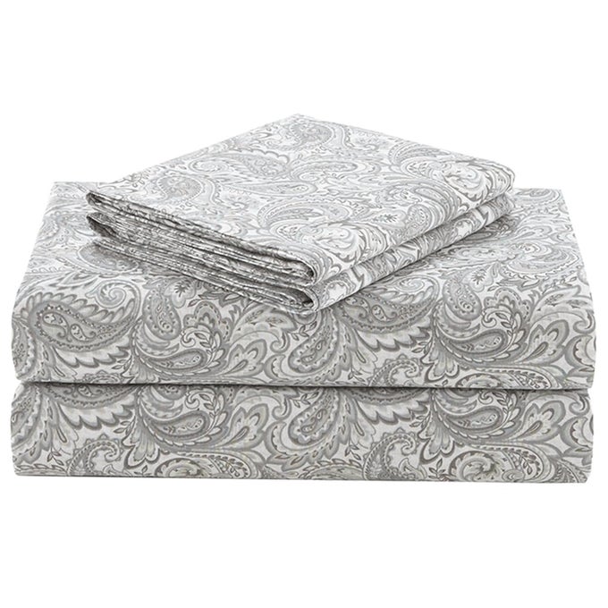 100 COTTON SHEETS QUEEN BREATHABLE NATURALLY COOL COTTON SHEETS SOFT COTTON BED SHEETS WITH 14 ELASTIC POCKET FITS UP TO 16 MATTRESS ALL SEASONS SHEET SET PAISLEY MULTI 4 PIECE