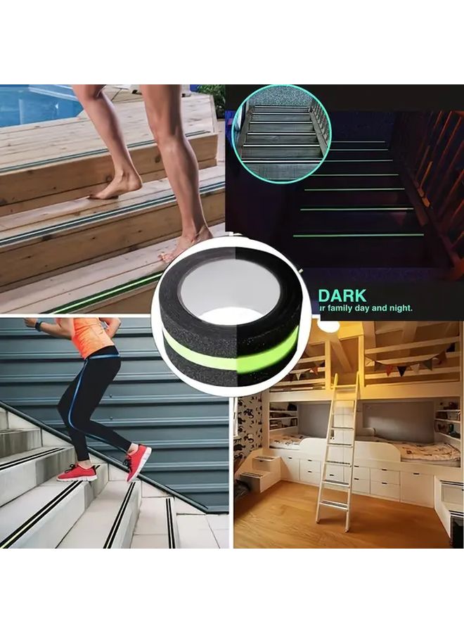 Glow In The Dark Anti Slip Grip Tape Roll Black Non Slip For Stairs Indoor Outdoor - Image 2