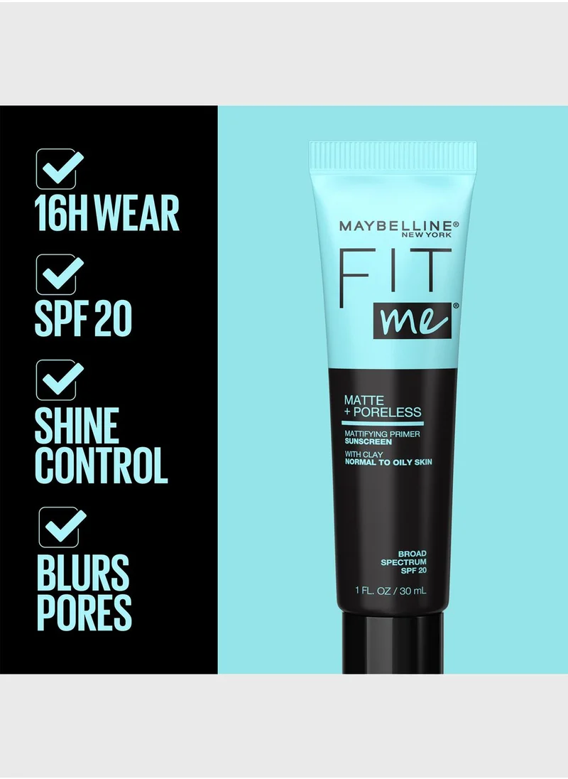 MAYBELLINE NEW YORK Fit Me Matte + Poreless SPF 17