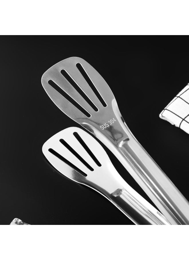 Bai Jie Baijie 304 Multifunctional Food Tongs, Cake Tongs, Steak Tongs, Barbecue Bread Tongs, Kitchen Baking Tongs, Meat Tongs  - Image 4