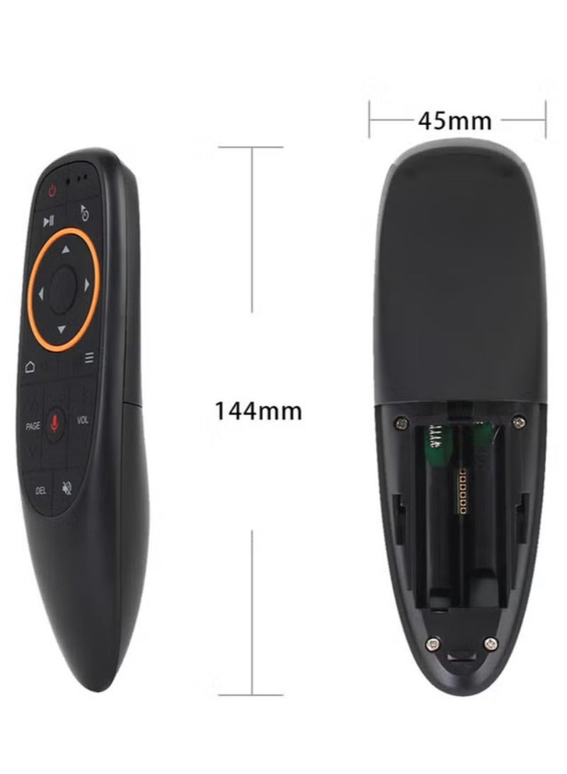 TV Wireless Remote Control With USB Receiver Voice Control For Android -Smart TV/PC/Laptop/Notebook Black - Image 3