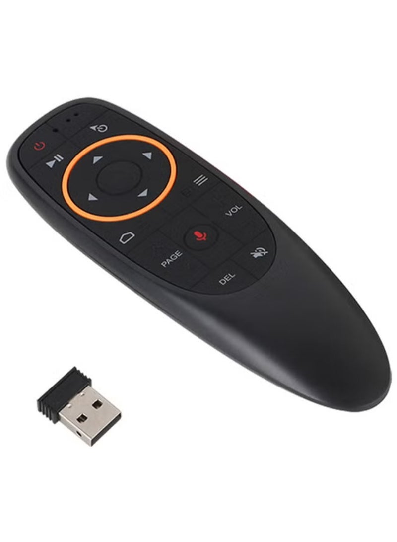 TV Wireless Remote Control With USB Receiver Voice Control For Android -Smart TV/PC/Laptop/Notebook Black - Image 1