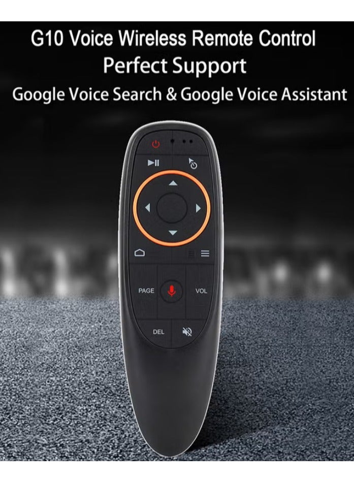 TV Wireless Remote Control With USB Receiver Voice Control For Android -Smart TV/PC/Laptop/Notebook Black - Image 4