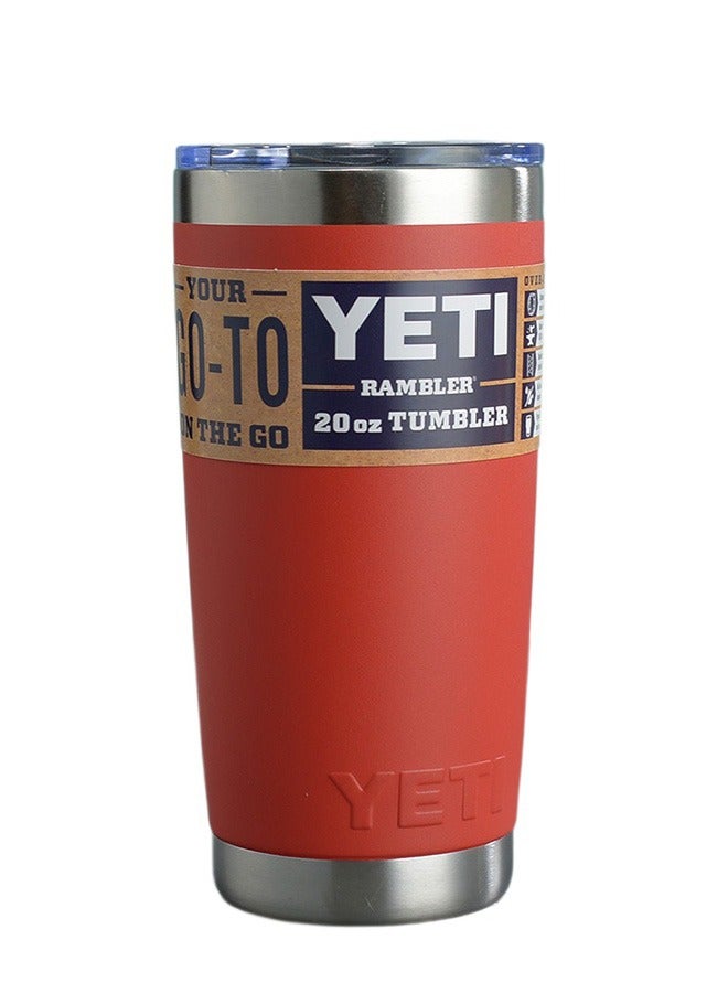 يتي كوب ستانلس ستيل معزول بالتفريغ، سعة ٢٠ أونصة، مع غطاء MagSlider، للمشروبات الساخنة والباردة، خالٍ من مادة BPA. - Image 1