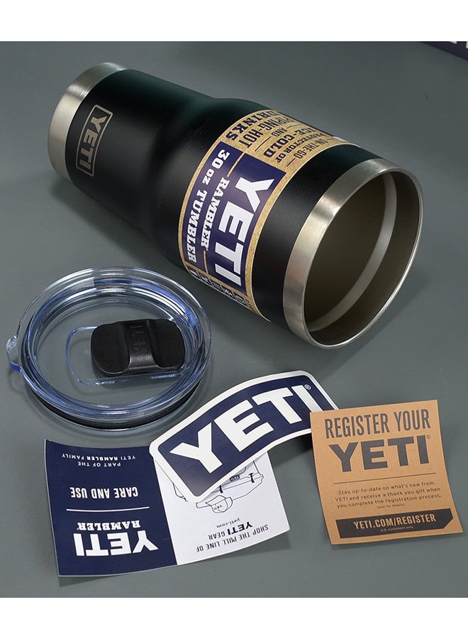 يتي كوب ستانلس ستيل معزول بالتفريغ، سعة ٢٠ أونصة، مع غطاء MagSlider، للمشروبات الساخنة والباردة، خالٍ من مادة BPA. - Image 4