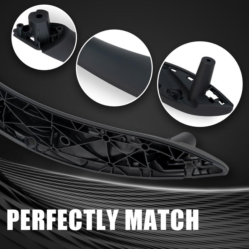 WEILEITE Front Right Passenger Side Interior Inner Inside Door Pull Handle Grab Fit BMW 320,328,330,335,M3 F30/F31/F34/F80 3 Series 2012-2018 and 418,420,428,430,435,M4 F32/F33/F36/F82/F83 4 2014-2017 - Image 5