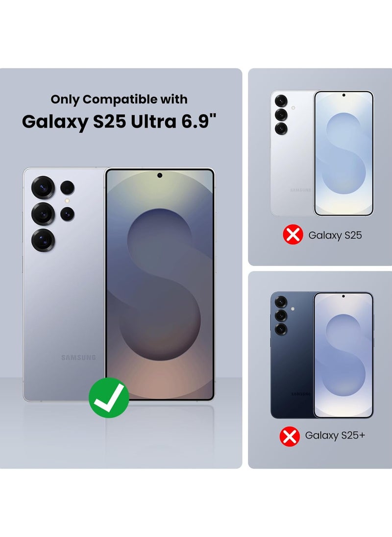 Nillkin - Nillkin Case Cover Super Frosted Pro  Magnetic Wireless Charging  Case Anti-Scratch & Slip For Samsung Galaxy S25 Ultra (Black) - Image 1