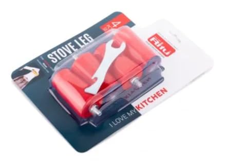 ImegaZ ImegaZ Plastic Anti skit Stove Legs Stove Stand LPG Gas Stove Legs with One Fixing Tool Set of 4  - Image 2
