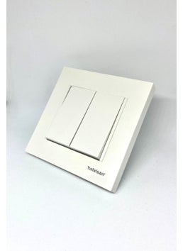 Netelsan Byobu White Single Switch (Including Frame) 12 Pieces 