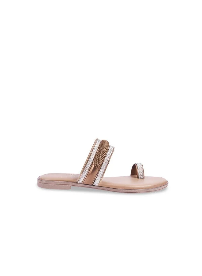 شوتوبيا Shoetopia  Braided One Toe  Block Heels For Women & Girls