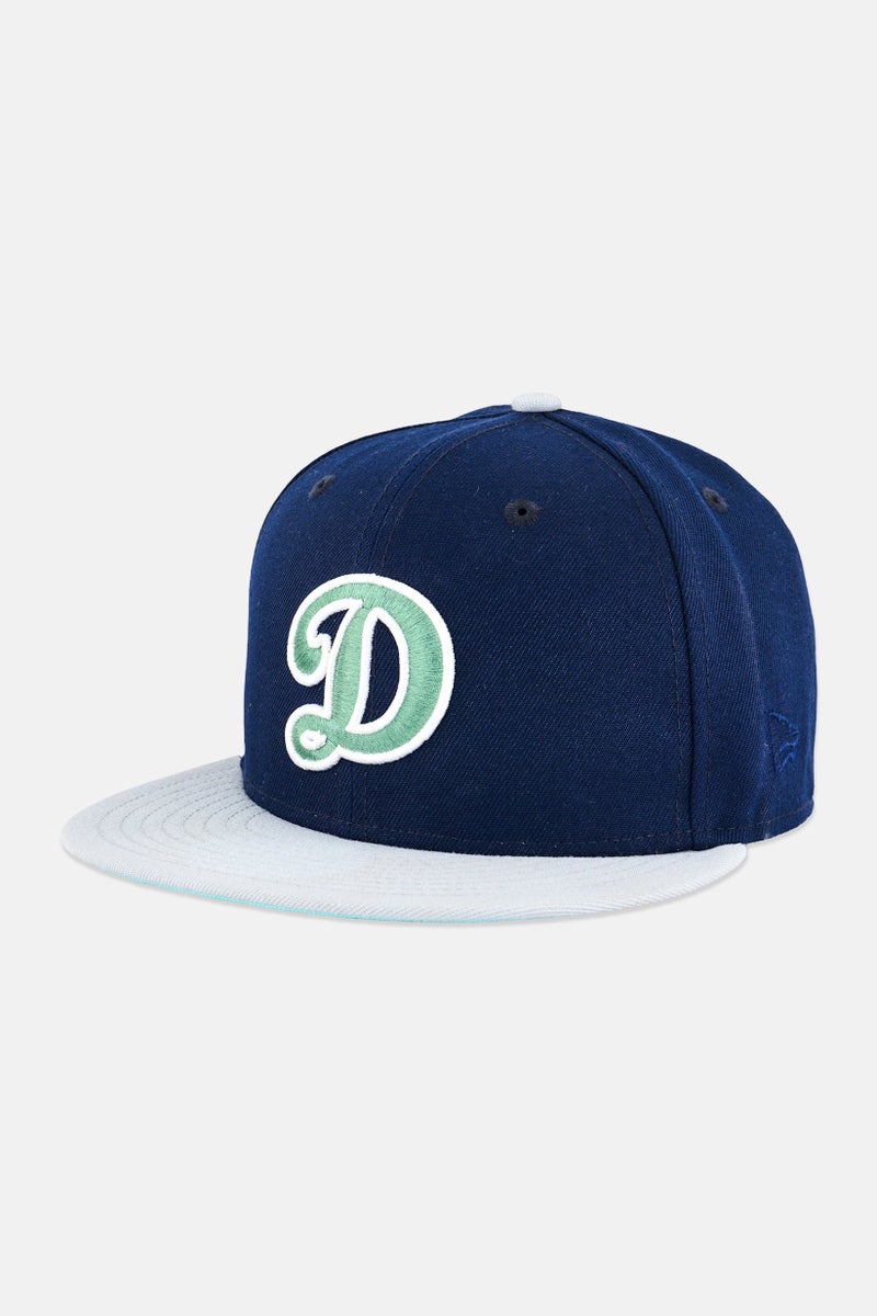 New Era x MLB Men Los Angeles Dodgers Fitted Cap, Navy - Image 1