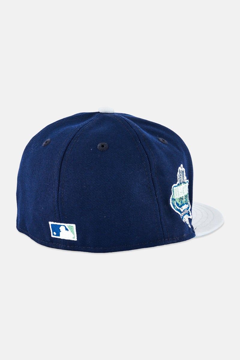 New Era x MLB Men Los Angeles Dodgers Fitted Cap, Navy - Image 2