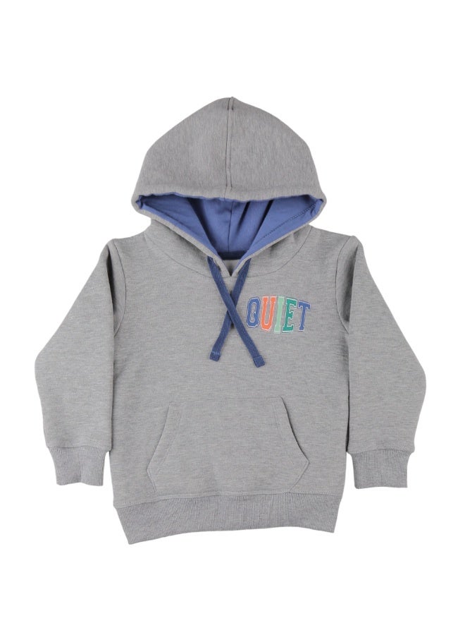El Sayaad Boy Inner Fleece Printed Hoodie