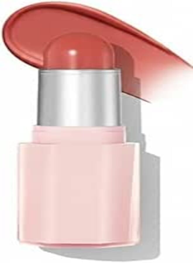 Cream Blush Stick, Multi-use Makeup Blush Stick for Cheeks Lips Eyes, Solid Moisturizer Makeup Natural Matte Finish Waterproof Long-Lasting (ROSE RITUAL)