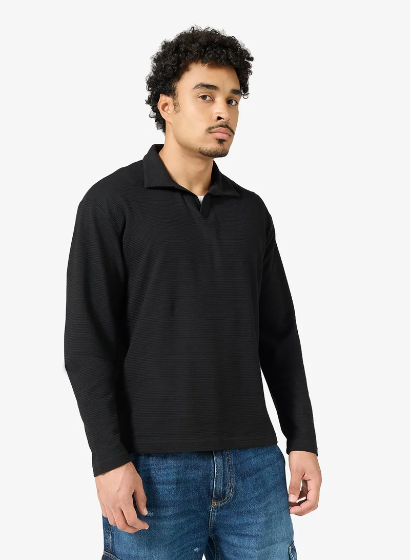 JACK & JONES Long Sleeve Polo Shirt