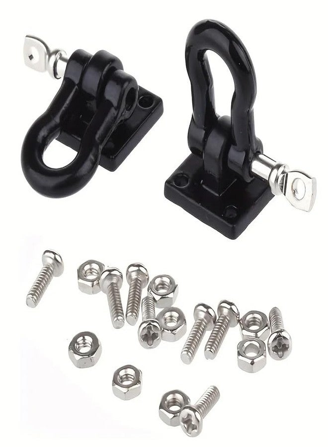 UURCSKY Metal Climbing RC Car Decoration Fire Extinguisher Metal Chain and Winch Shackles RC Decorations Accessories for 1/10 Crawler Car Axial SCX10 D90 D110 TRX4 TRX6 Redcat Hop-Up Parts（Black） - Image 2