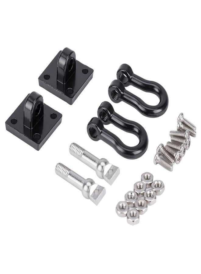 UURCSKY Metal Climbing RC Car Decoration Fire Extinguisher Metal Chain and Winch Shackles RC Decorations Accessories for 1/10 Crawler Car Axial SCX10 D90 D110 TRX4 TRX6 Redcat Hop-Up Parts（Black） - Image 3